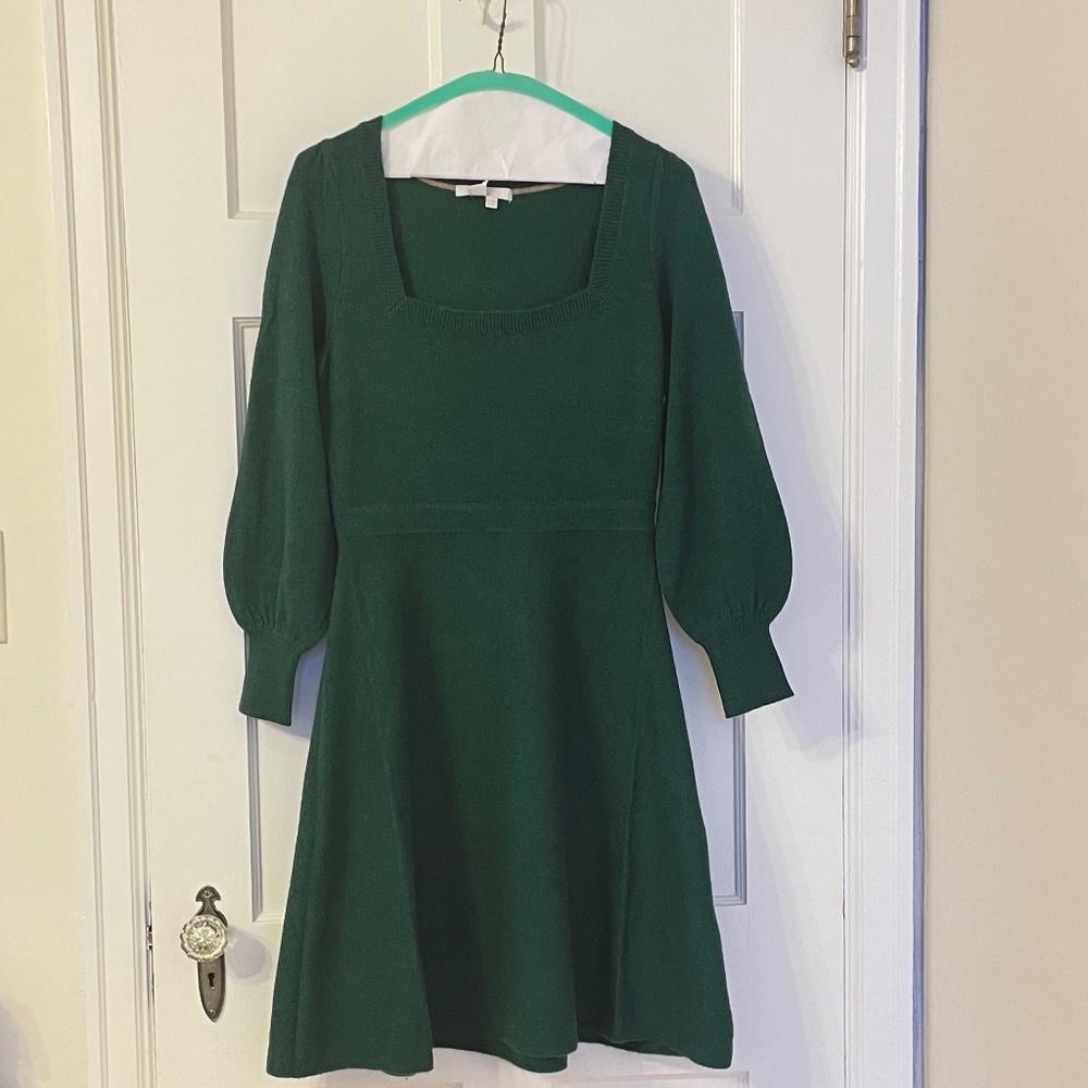 NWT Boden Square Neck Knitted Dress